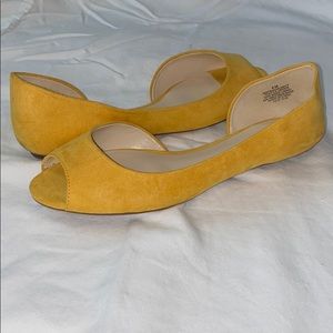 Nine West Peep-Toe Flats